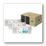 No. 83 3-Ink Multipacks for HP Designjet 5000UV/PS-UV/5500UV/PS-UV, Cyan (HEWC5073A)