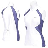 Louis Garneau 2008 Women's Zephyr Sleeveless Cycling Jersey - White - 1020290-019