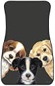 Peeping Puppies Puppy Dog Sue Hall Car/suv/truck Floormats Floor Mat Set/2