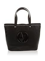 Armani Bolso asa al hombro Shopping (Negro)