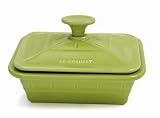 Bijou by Le Creuset Premium Stoneware 28-ounce Terrine, Peridot