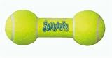 KONG Air Dog Squeaker Dumbbell Dog Toy, Large, Yellow