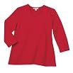 NEW Port Authority - Maternity 3/4 Sleeve V-Neck T-Shirt Red-1X