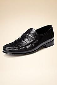 Collezione Leather Pleated Vamp Loafers