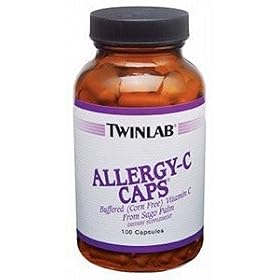 Click here to buy TwinLab Allergy-C Caps, Capsules, 100-Count.