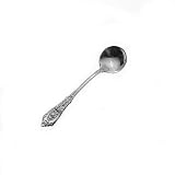Wallace Silver Rose Point Salt Spoon