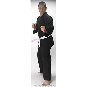 Top Quality BUTOKU 14 oz Black Karate/Kenpo Uniform Set