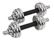 Schmidt Sportsworld 15kg Chrom Hantelset im Koffer