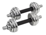Schmidt Sportsworld 15kg Chrom Hantelset im Koffer