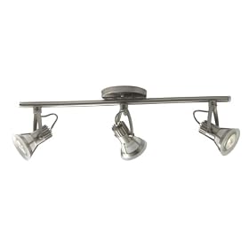 Eurofase TK-3VTX3-34 Vortex 3-Light Track Kit, Satin Nickel Frost