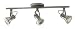 Eurofase TK-3VTX3-34 Vortex 3-Light Track Kit, Satin Nickel/Frost