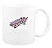 Mug with shark, hunting, triaenodon, obesus, reef, ocean, whitetip, sea, fish, fauna