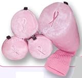 Lady Classic Pink Ribbon Longneck Golf Headcovers 4 Pack