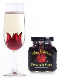 Wild Hibiscus Flowers in Syrup - 8.8 oz