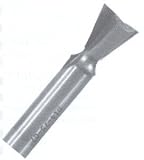 D14-75 CARBIDE-TIP 2 FLUTE DOVETAIL ROUTER BIT 14 DEGREE X 3/4 LG DIA X 3/4 CUT DEPTH X 1/2 SHANK