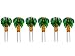 Palm Tree Swizzle Sticks (Set of 6