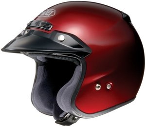 Shoei RJ PLATINUM R SERIES CRUISER WINE SIZE:XXL Motorcycle Open-Face-Helmet