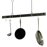 Enclume PR18-36-HS 36-Inch Offset Bar Premier Ceiling Rack, Hammered Steel