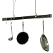 Enclume PR18-36-HS 36-Inch Offset Bar Premier Ceiling Rack, Hammered Steel