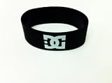 DC ROB DYRDEK Sport Silicone Wristband Bracelet - Black /White
