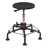 Lyon Utility Stool W/ 14" Dia. Seat-Pentagon Foot Ring
