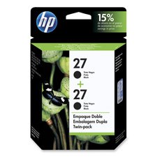 Hewlett-Packard Products – HP 27 Print Cartridge, 560 Total Page Yield, 2/PK, Black – Sold as 1 PK – HP 27 Ink Cartridge Offers a Patented, Pigment-Based, Fade-Resistant Ink for Laser-Quality Black Text. Specifically Designed to Work With Hewlett-Packard Inkjet Printers, Copiers and All-in-Ones Including Deskjet 3320, 3420, 3425, 3520, 3520v, 3550, 3620v, 3650, 3650v, 3651, 3740, 3740v, 3745, 3745v, 3747, 3843, 3845, 3845xi, 3847; Fax 1240; Officejet 4315, 4315v, 5605, 5610, 5610v, 5610xi; PSC 1