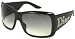 CHRISTIAN DIOR AVENTURA 1/NS 0807 LF BLACK FRAME GRAY GRADIENT LENS PLASTIC SUNGLASSES.