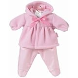 Corolle My First Fashions 12-Inch Pink Hooded Fleece Jacket Set