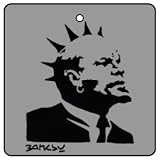 BANKSY LENIN WITH MOHICAN CAR AIR FRESHENER