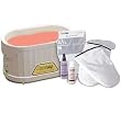 Therabath Pro Warmer With 6-pounds Peach-e Paraffin And Manicure Kit