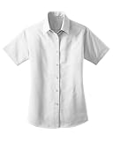 Port Authority Ladies Short Sleeve Cotton Twill Shirt. L635