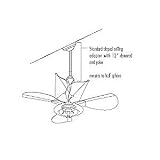 Sloped Ceiling Adaptor for Jellyfish by Quorum