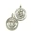 Saint Christopher,sterling Silver Us Protect Us Pendant,20" Steel Necklace Chain