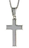 Sterling Silver Hollow Cross Pendant