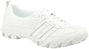Skechers Women's Compulsions -  Glide Lace Up,White/Silver,9 M
