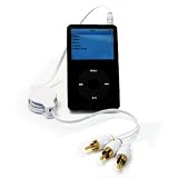 Incipio AV Connection Kit (no remote) for the Apple iPod Nano, Photo, Video, 4G ipods - White