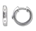 Diamond Gypsy-Setting Hoop Earrings