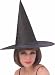 Satin Black Witch Hat (Adult)