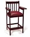 Mahogany Spectator Chair