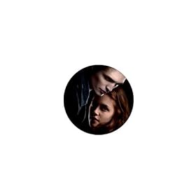 1 Inch Mini Button of Twilight Edward Cullen and Bella Swan Looking Glamorous