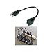 Ziotek ZT1212542 Power Strip Liberator 14-Inch Extension, 5-Pack