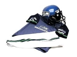 Seattle Seahawks Youth NFL Team Helmet and Uniform Set
