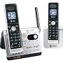 ATT DECT 6.0 Two Handset BLUETOOTH Cordless Telephone System with Digital Answering