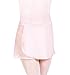 Mirella Girl's Georgette Mock Wrap Dance Skirt Black Large