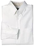Port Authority - Tall Long Sleeve Easy Care Shirt White/Light Stone-2XLT