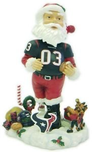 Houston Texans Santa Claus Bobble Head Doll from Forever Collectibles