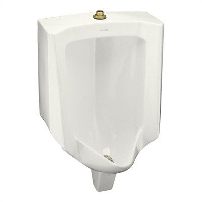 Bardon Washout Urinal with Top Spud Finish: White
