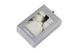 Baby Boum Sumptuously Soft and Snuggly Newborn Hat and Booties Gift Box (Milky White)