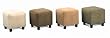 Tan Microfiber Ottoman By Coaster Furniture