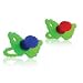 Razbaby Raz-Berry silicone Teethers Double Pack Both Colors in One Package.